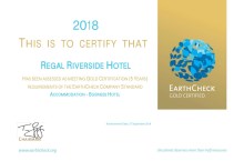 EarthCheck金徽认证 2018