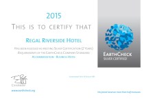 EarthCheck - 2015银徽认证